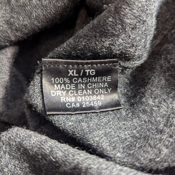 PATRICK ASSARAF - 100% Cashmere grey sweater - Sz XL - Picture 6 of 6